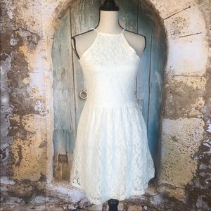 SOLD Wet Seal Large Lined Lace Summer Dress